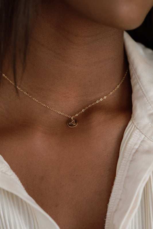 State Disc Necklace - Quad Espresso Jewelry