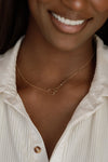 Unity Link Necklace - Quad Espresso Jewelry
