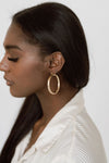Chunky Statement Hoops - Quad Espresso Jewelry