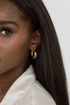 Chunky Statement Hoops - Quad Espresso Jewelry