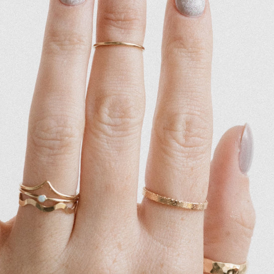 Stacking Ring - Quad Espresso Jewelry