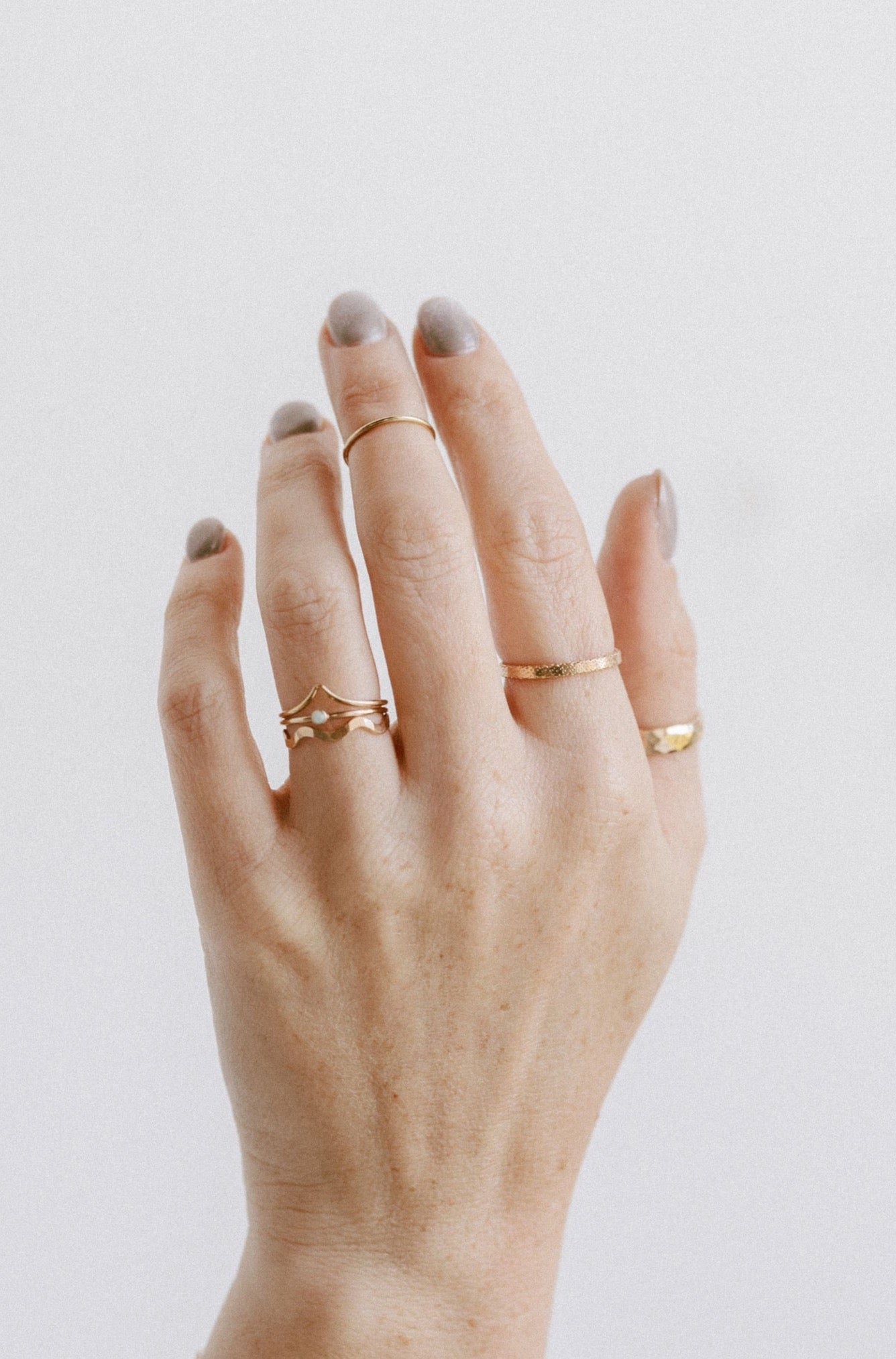 Chevron Stacker - Quad Espresso Jewelry