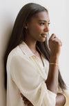 14k Solid Gold Diamond Chain