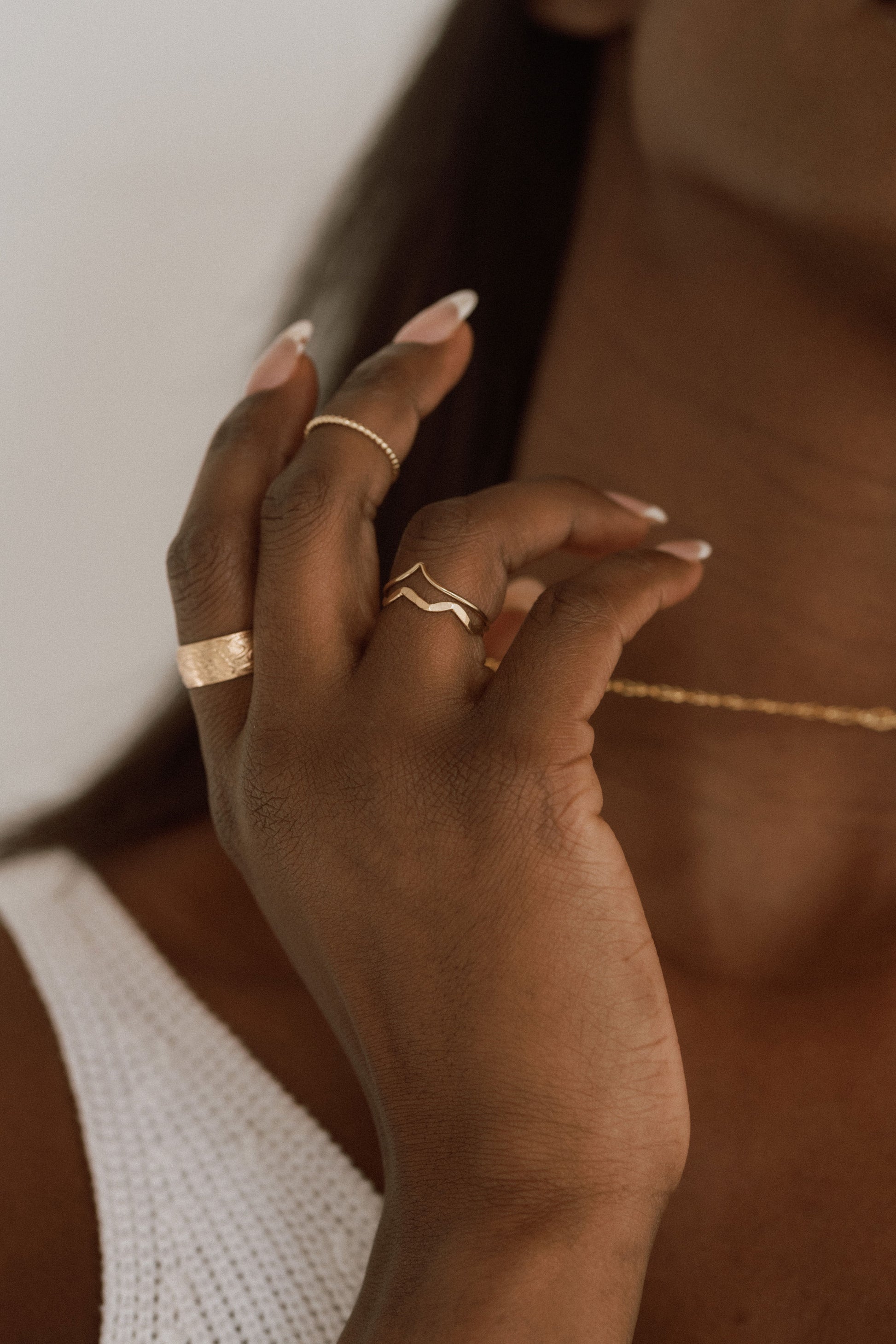 Wavelet Ring - Quad Espresso Jewelry
