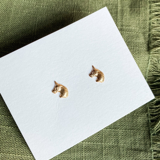 Unicorn Studs - Quad Espresso Jewelry
